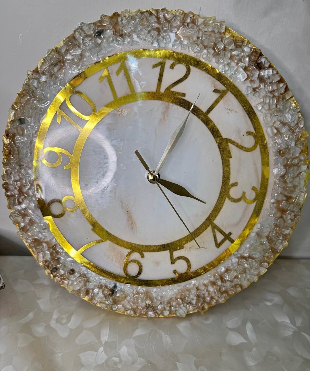 White Clock for Home 12 inches