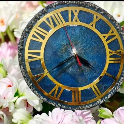 Marble Clock 12" Inches