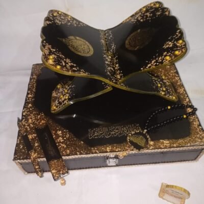 Black Rehal Resin Quran Box Deal