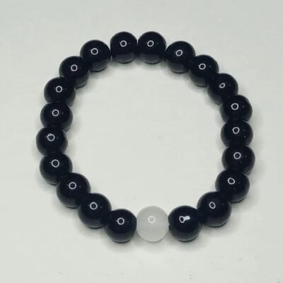 Black Beads Bracelet