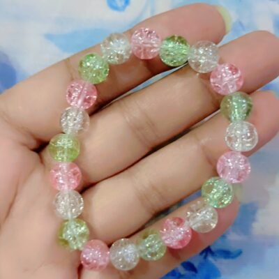 pink Tone Beads Bracelet