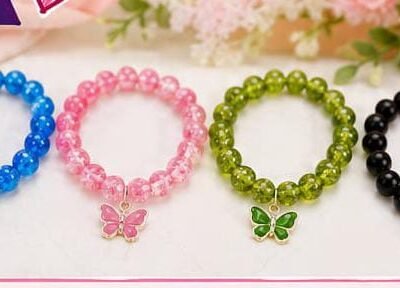 Pack of 4 Beads Bracelet with charms