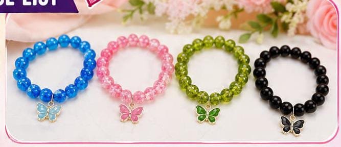 Pack of 4 Beads Bracelet with charms