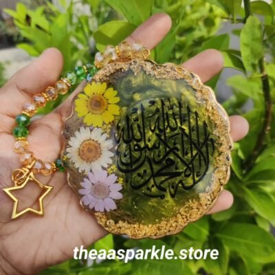 Resin Flower Car Hanging