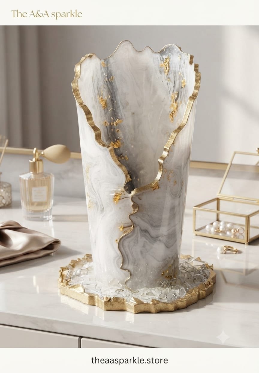 Customized Resin Stand Holder White