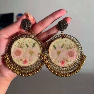 Customized White Lover Jhumky