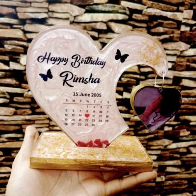 Heart Shape Customized Resin Frame