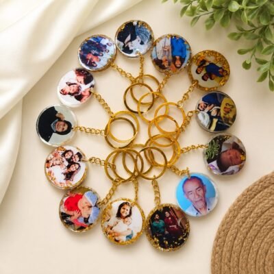Customized Resin Picture Keychain